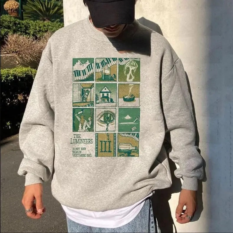 Retro Vtg Lumineers Tour Music, Lumineers Band Sweatshirt T-Shirts, Hoodie | TeeBloomCo.com