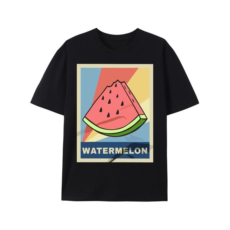 Retro Watermelon Slice Shirt Summer Shirt Watermelon Fruit Shirt Vintage Shirt Retro Shirt Retro Clothing Watermelon...