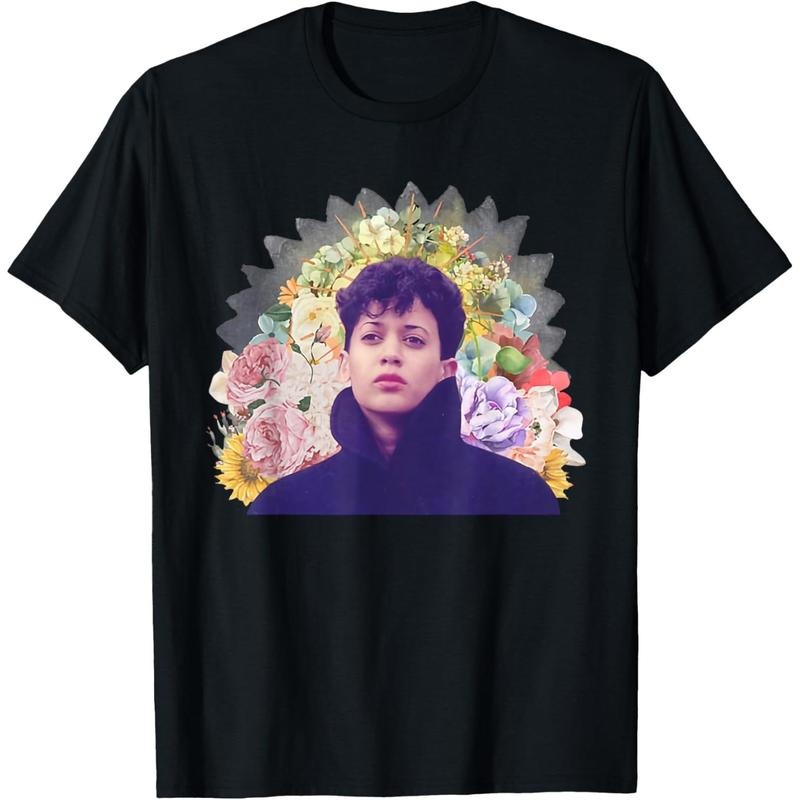 Retro Young Kamala Harris 80s Floral Photo 2024 Feminist T-Shirt made in usa Hoodie, Sweatshirt | TeeBloomCo.com