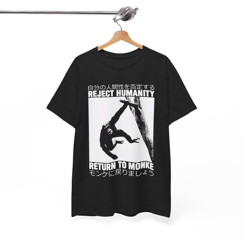 Return to Monke Japanese T-Shirt Hoodie, Sweatshirt | TeeBloomCo.com