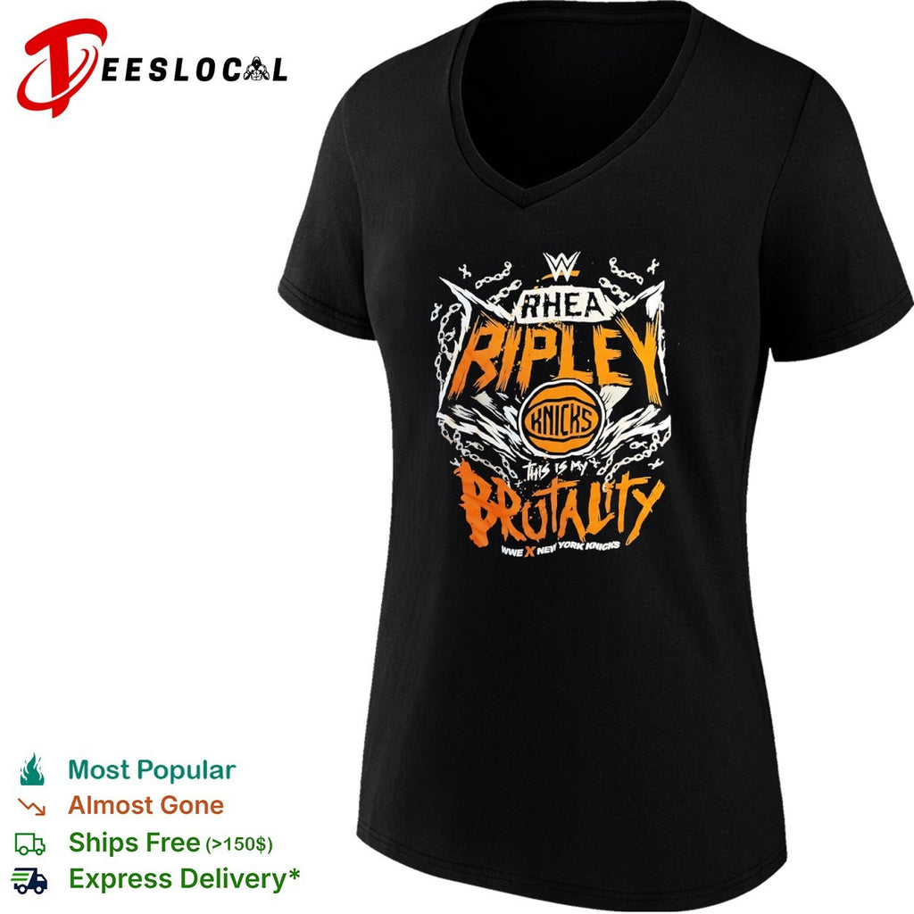Rhea Ripley WWE x New York Knicks NBA shirt