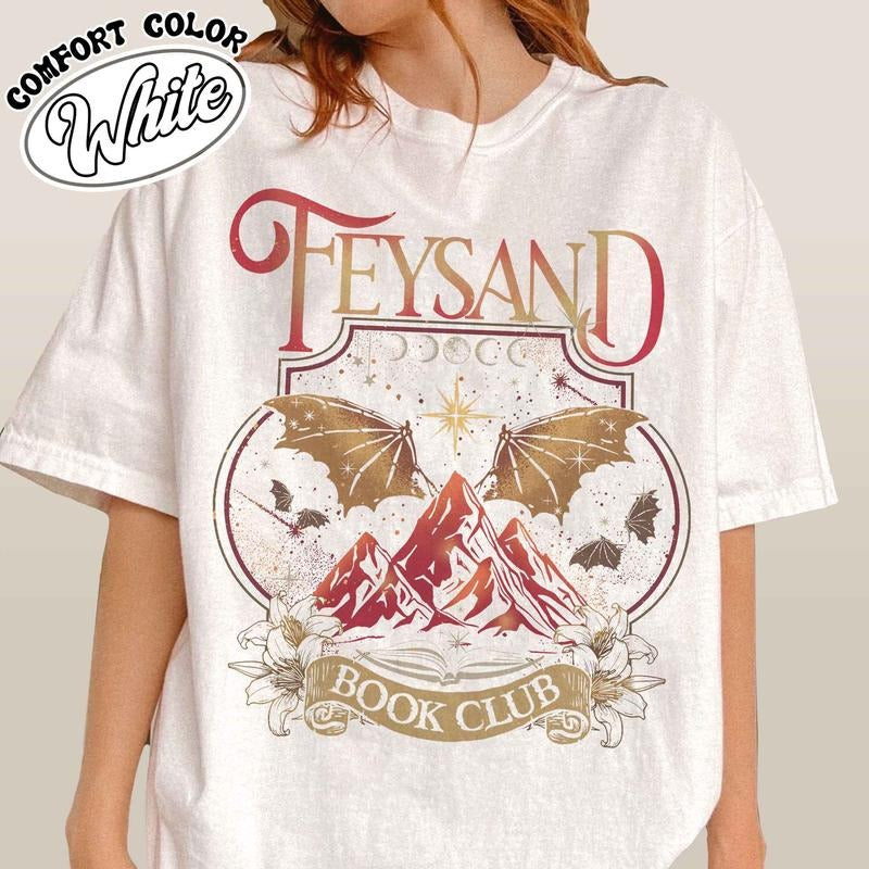 Rhys And Feyre Acotar Book Club Comfort Colors Shirt, Sjm, Velaris City Of Starlight Acotar Shirt, The Night Court Shirt,...