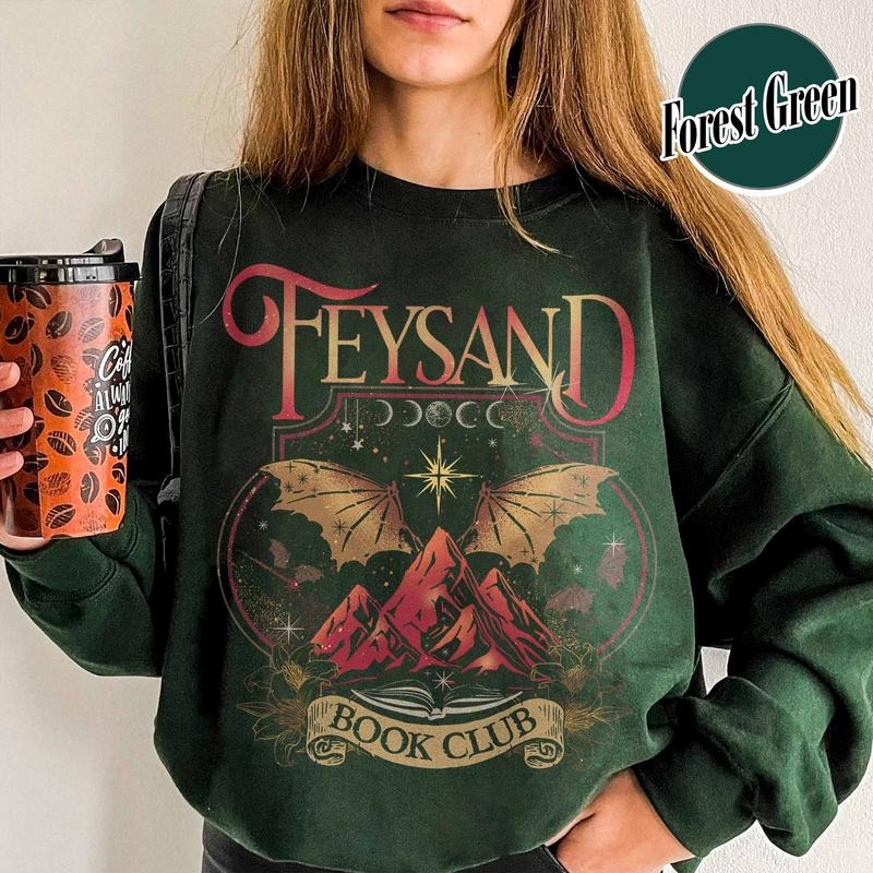 Rhys And Feyre Acotar Book Club Sweatshirt, Sjm, Velaris City Of Starlight Acotar Shirt, The Night Court Shirt, Court Of...
