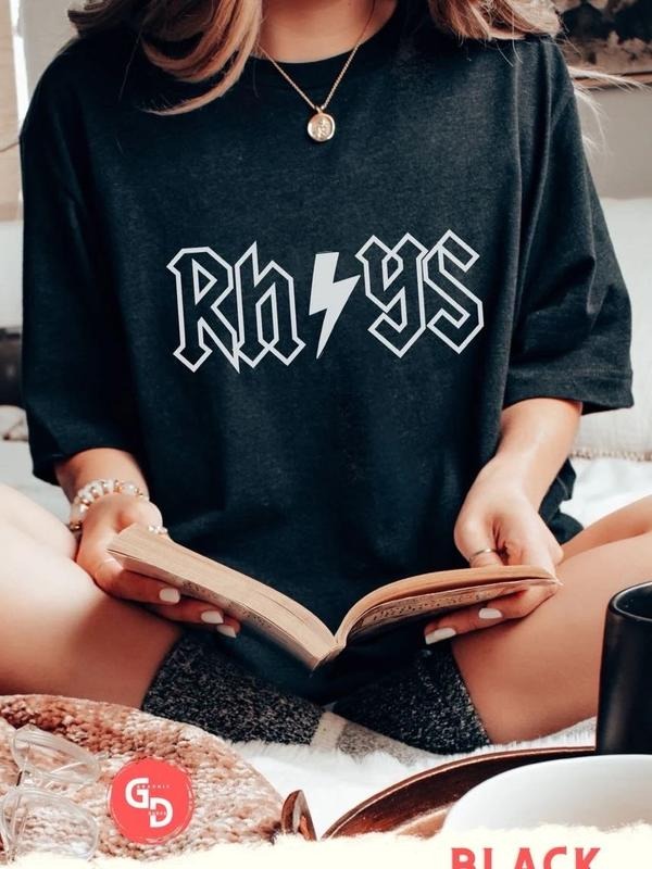 Rhys Fandom Shirt AC DC, Bookish shirt, bat boys fan club, Acotar merch, Acotar shirt, Velaris Shirt, City Of Starlight,...