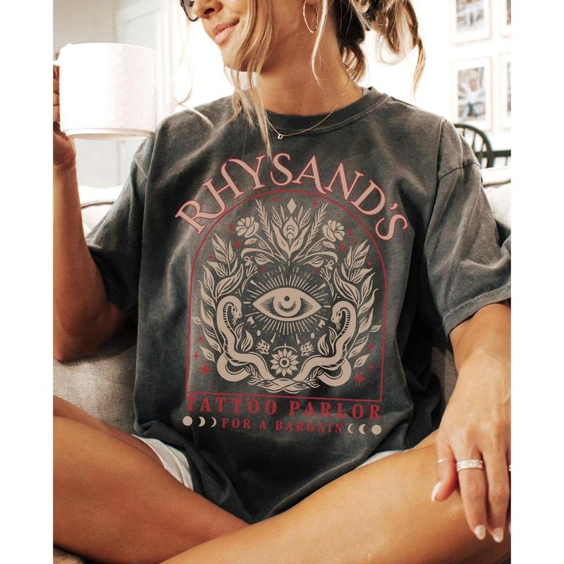 Rhysand's Tattoo Parlor, ACOTAR T-Shirt Hoodie, Sweatshirt | TeeBloomCo.com