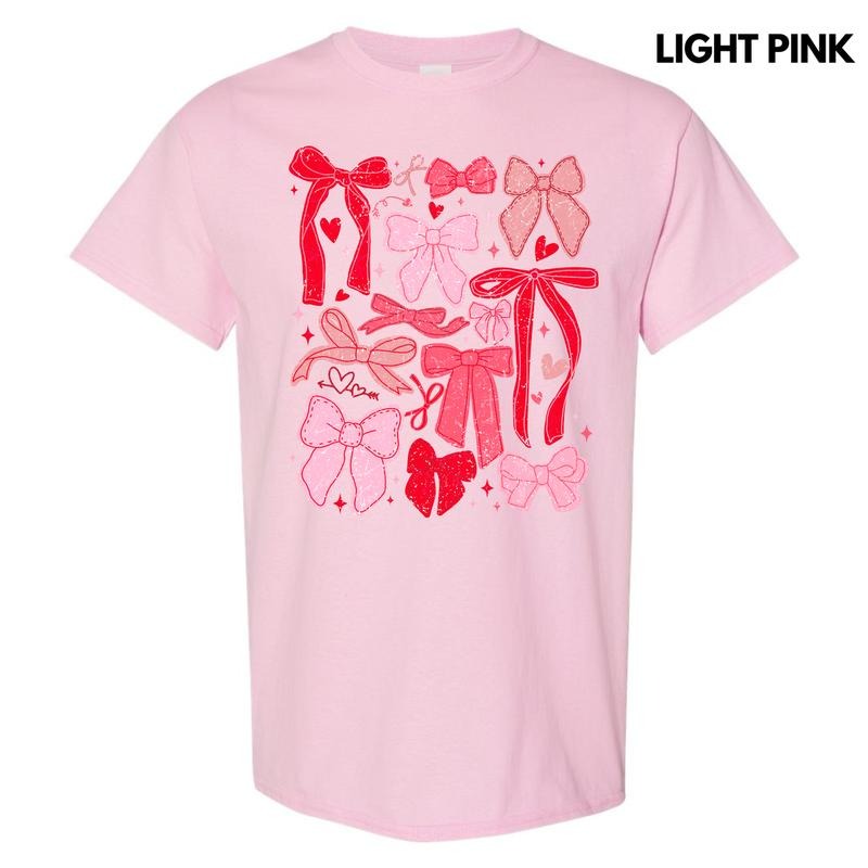 Ribbon & Bow Collage Gildan Short Sleeve T-Shirt 'NLB' Hoodie, Sweatshirt | TeeBloomCo.com