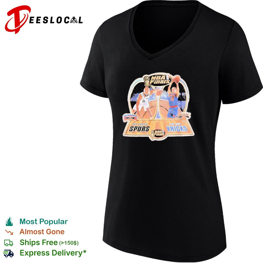 Richard Jefferson San Antonio Spurs vs Jalen Brunson New York Knicks NBA Finals shirt