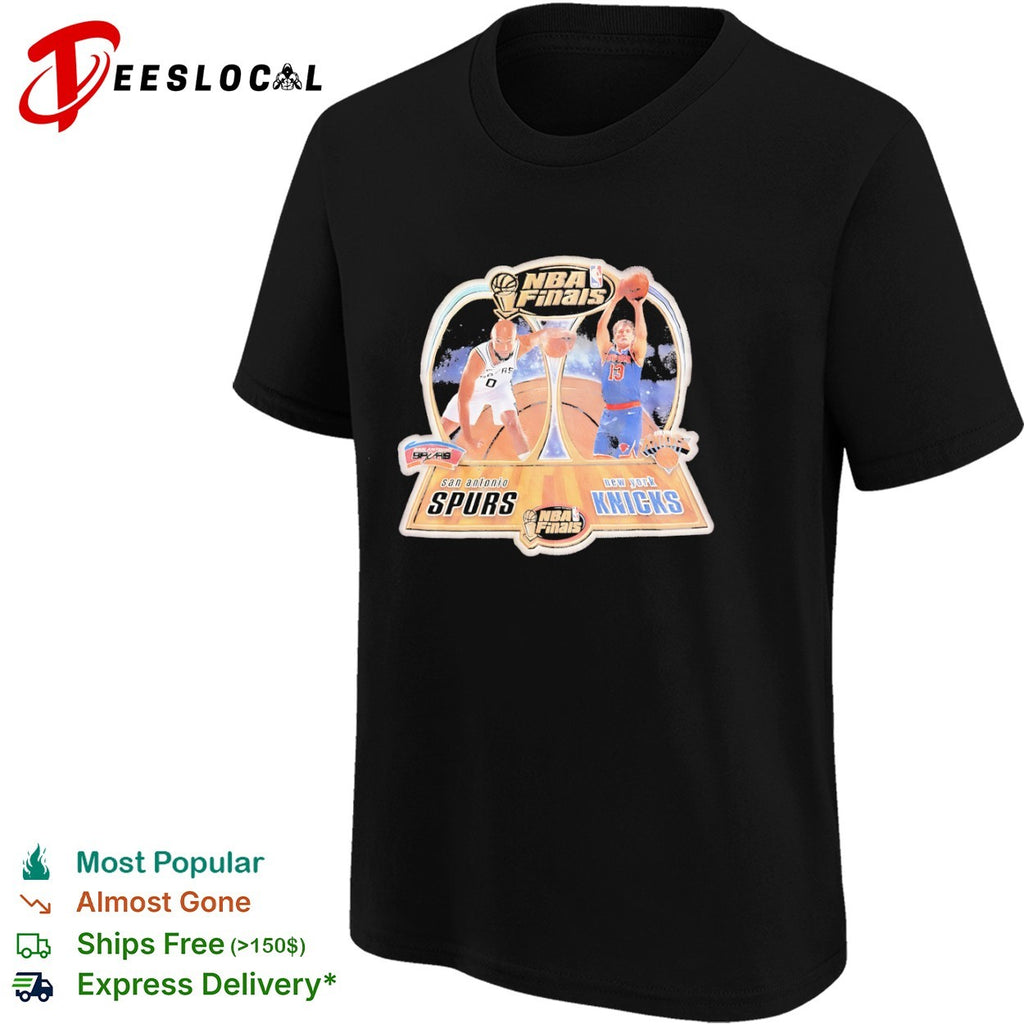 Richard Jefferson San Antonio Spurs vs Jalen Brunson New York Knicks NBA Finals shirt