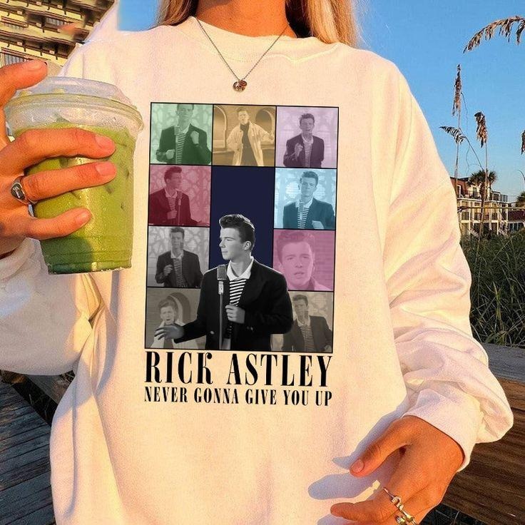 Rick Astley Eras Tour Sweatshirt, Rick Astley Sweatshirt, Rick Astley Merch, Rick Astley Sweatshirt. T-Shirts, Hoodie