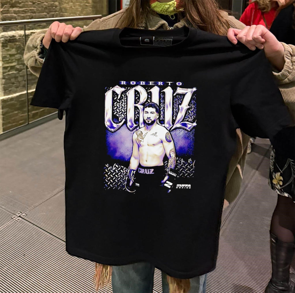 Roberto Cruz Zuffa Boxing Fighter Diamond Plate shirt