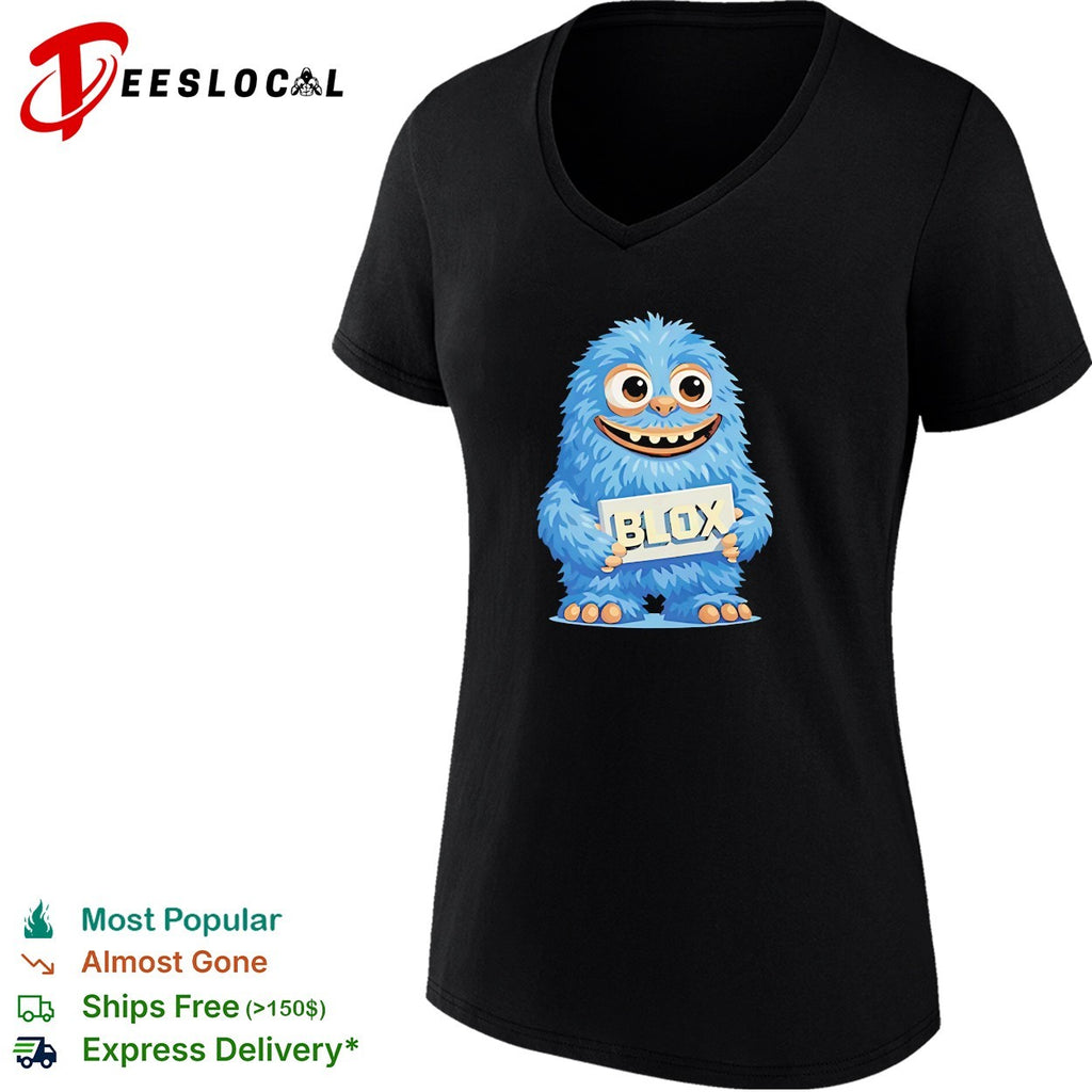 Roblox blox blue monster graphic shirt