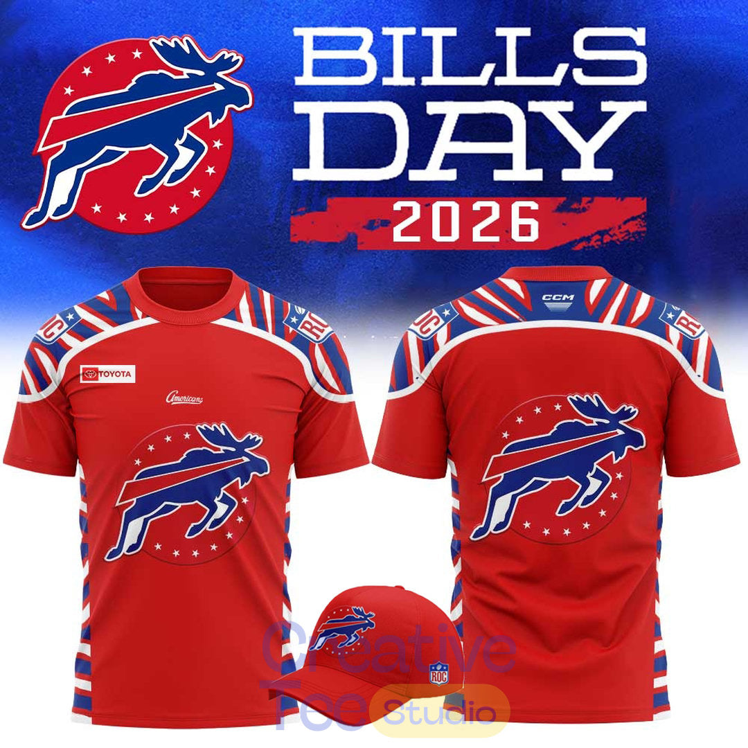 Rochester Americans Bills Day 2026 Special Hoodie Tee
