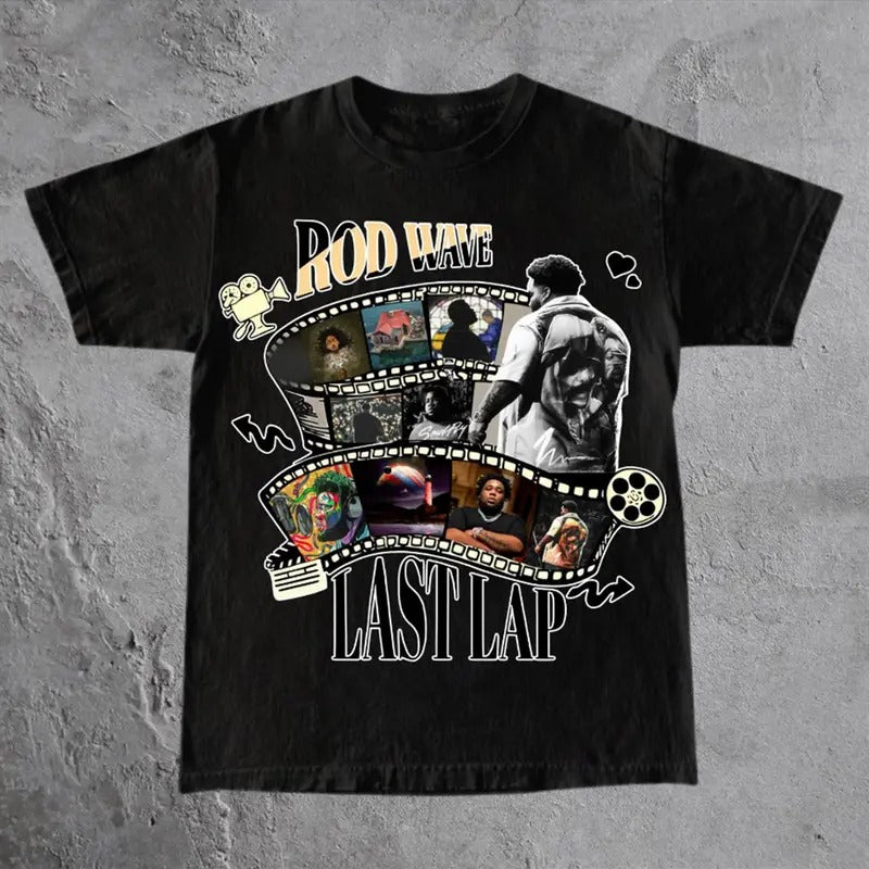 Rod Wave Last Lap Tour 2024 Graphic Tee, Unisex Concert Shirt Hoodie, Sweatshirt | TeeBloomCo.com