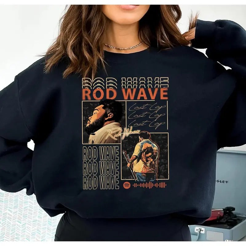 Rod Wave Sweatshirt, Hoodie, T-Shirt, Rod Wave Last Lap Tour Shirt, Tour Concert Hoodie, Rod Wave Songs T-Shirt, Rod Wave...