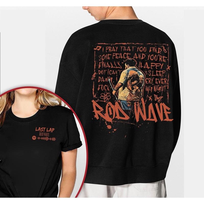 Rod Wave Sweatshirt, Hoodie, T-Shirt, Rod Wave Last Lap Tour Shirt, Tour Concert Hoodie, Rod Wave Songs T-Shirt, Rod Wave...