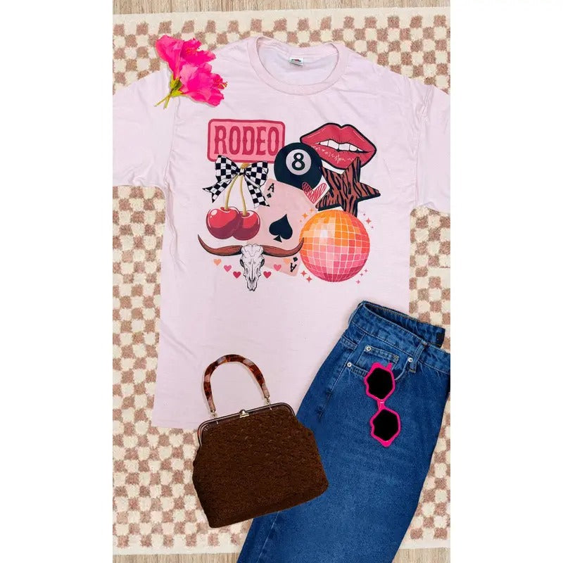 Rodeo Collage Graphic T-Shirt Hoodie, Sweatshirt | TeeBloomCo.com