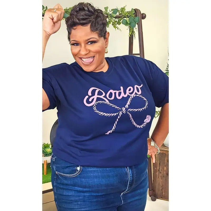 Rodeo Rope Bow Shirt Hoodie, Sweatshirt | TeeBloomCo.com