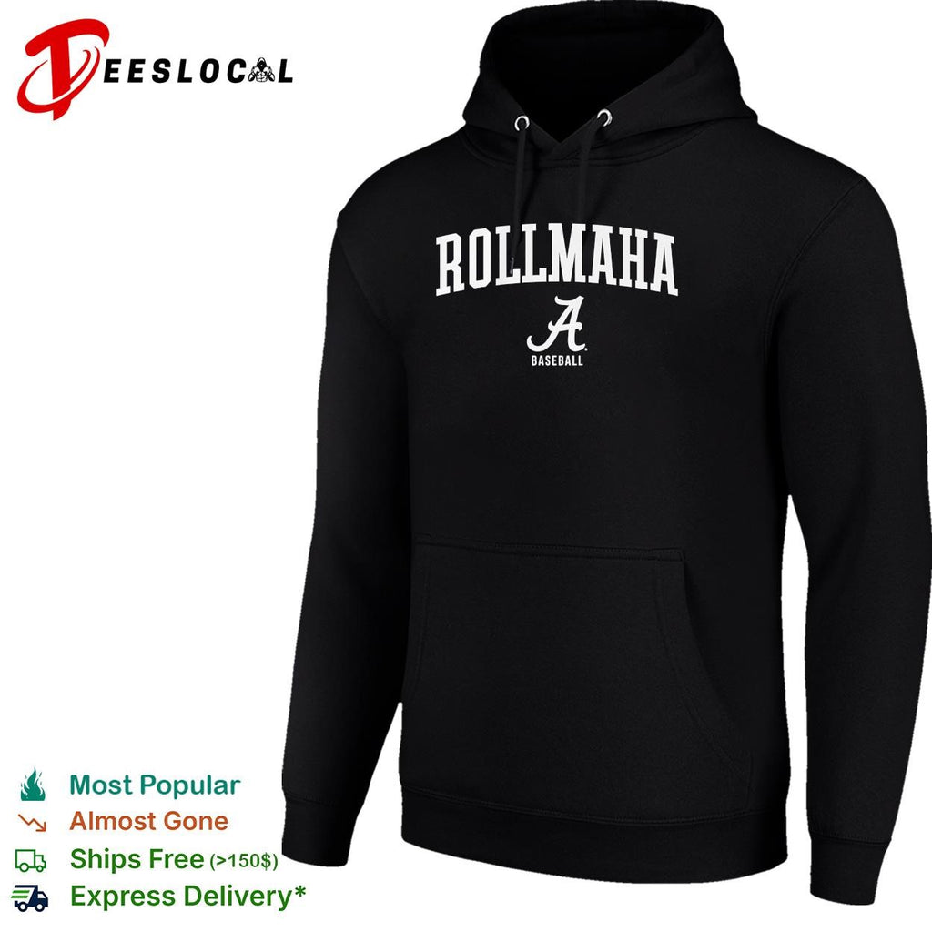 Rollmaha Alabama Crimson Tide College World Series baseball shirt