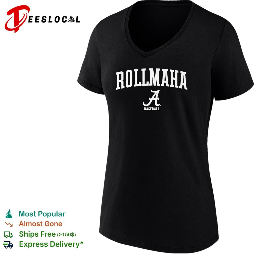 Rollmaha Alabama Crimson Tide College World Series baseball shirt