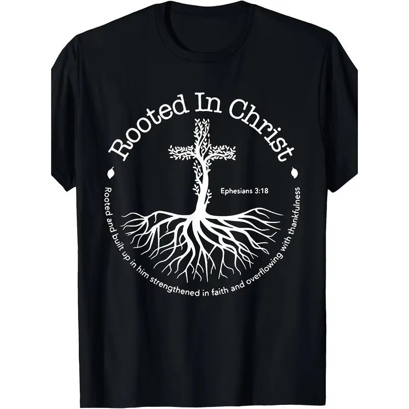 Rooted In Christ Pray T-Shirt Made in USA Hoodie, Sweatshirt | TeeBloomCo.com