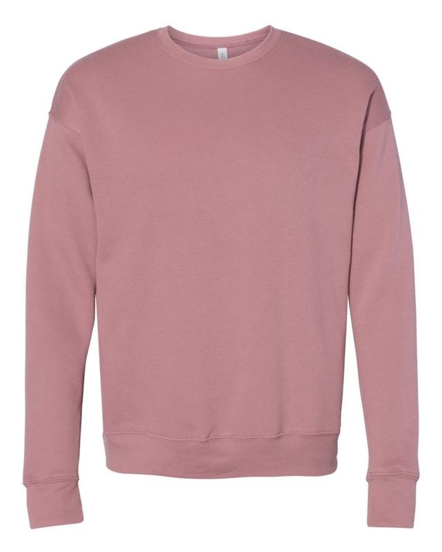 Rose Gold and Mauve Monochromatic Crewneck Sweatshirt T-Shirts, Hoodie | TeeBloomCo.com