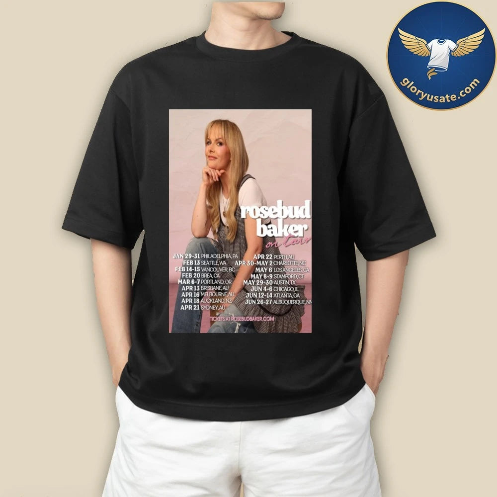Rosebud Baker on Tour 2026 Poster Shirt