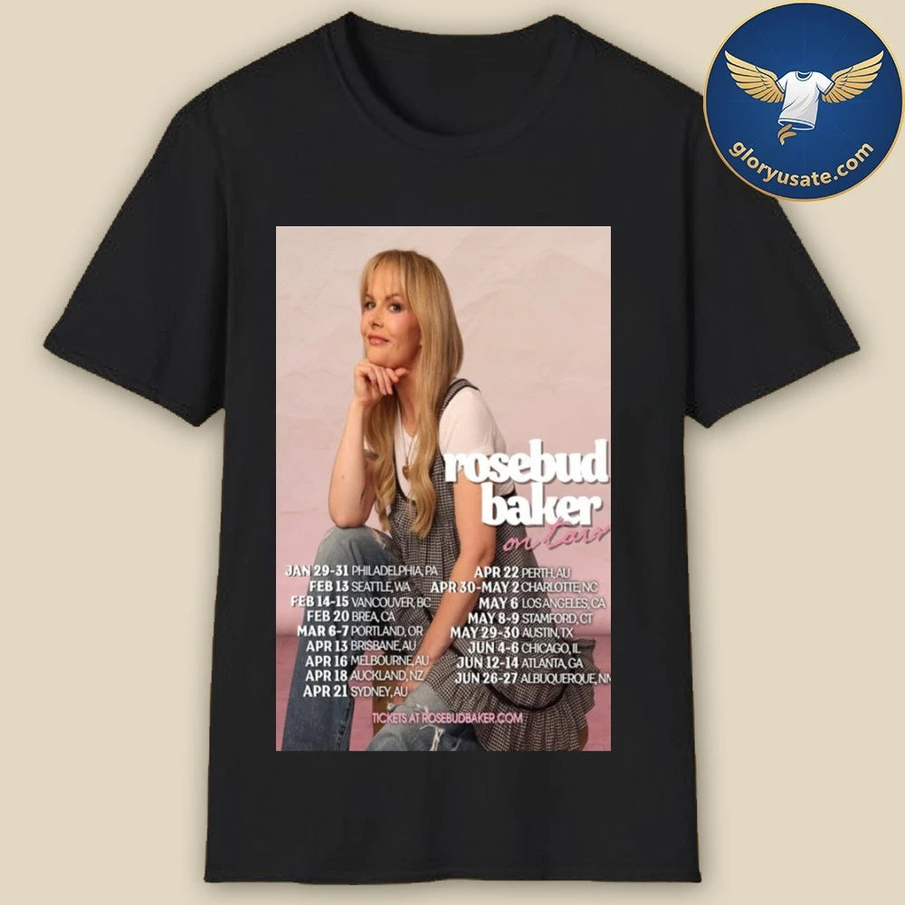 Rosebud Baker on Tour 2026 Poster Shirt