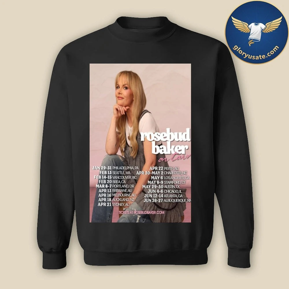 Rosebud Baker on Tour 2026 Poster Shirt