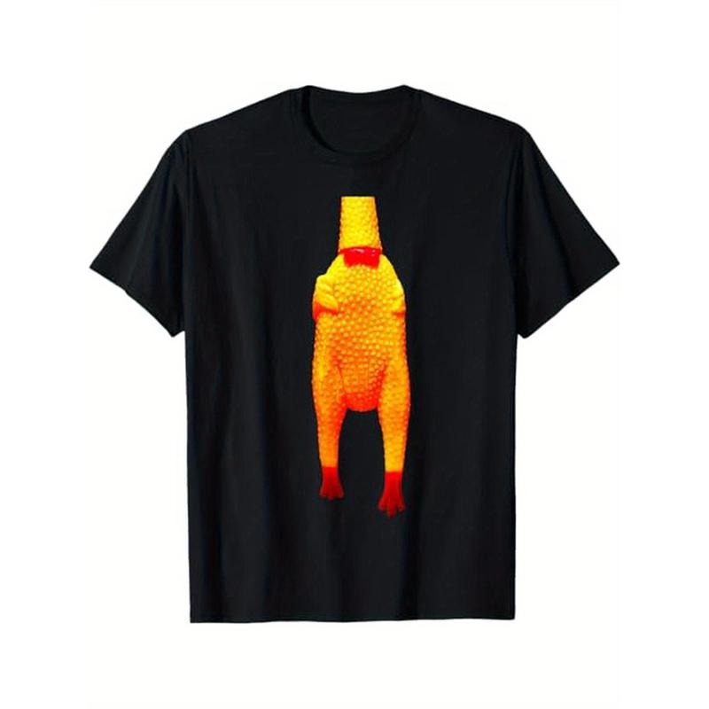 Rubber Chicken Costume For Women Adult Spirit Animal T-Shirt, 100% Cotton, Gift for Men Women Dad Mom Friends, S-XXXL,...
