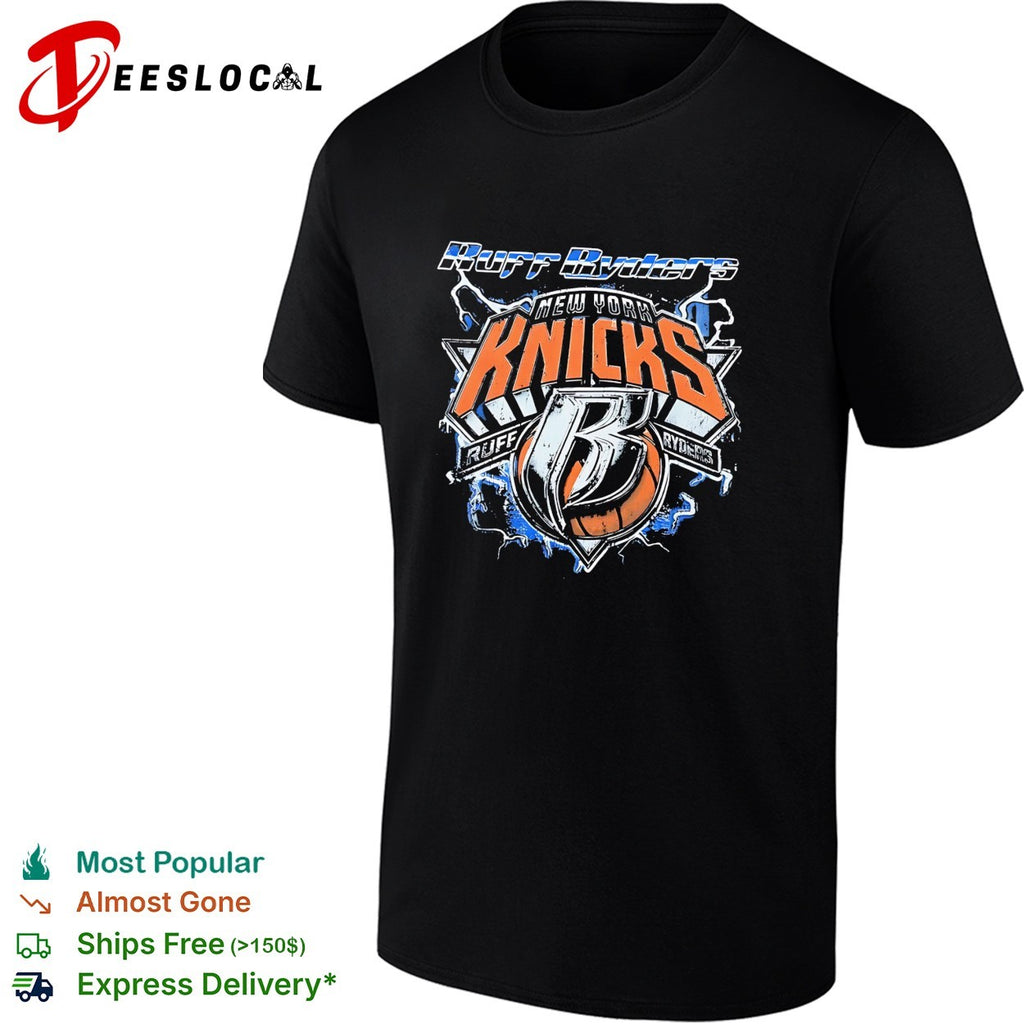 Ruff Ryders New York Knicks B logo Rap Hip Hop Music Parody shirt