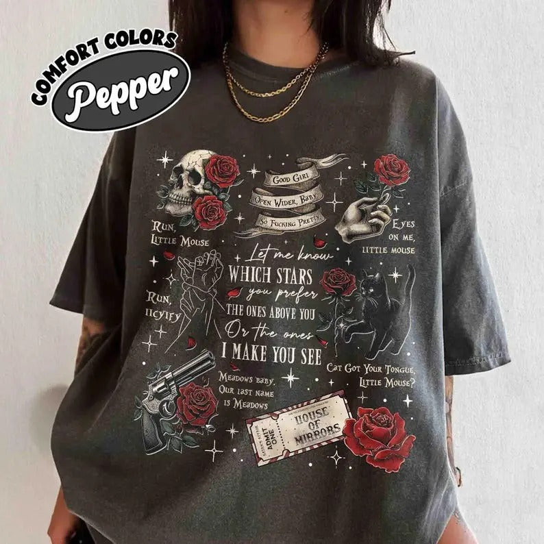 Run Little Mouse Comfort Colors Shirt, Haunting Adeline Shirt, Dark Romance Book Merch, Spicy Book Shirt, Smut Reader...