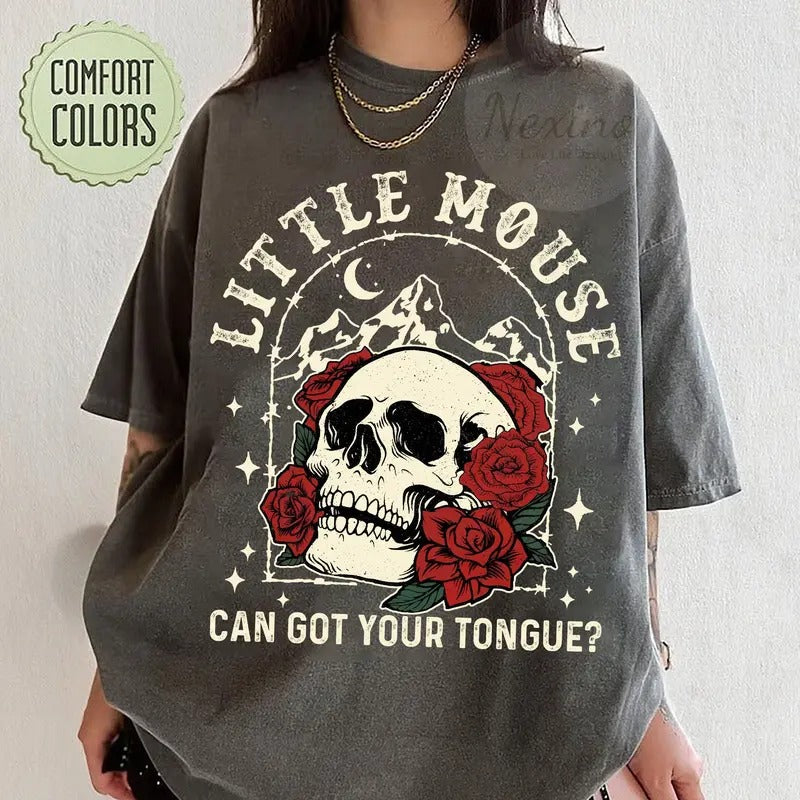 Run Little Mouse Shirt, Haunting Adeline Shirt, Dark Romance Merch, Smut Reader Tee, Women's Book Lover Gift, Rose...