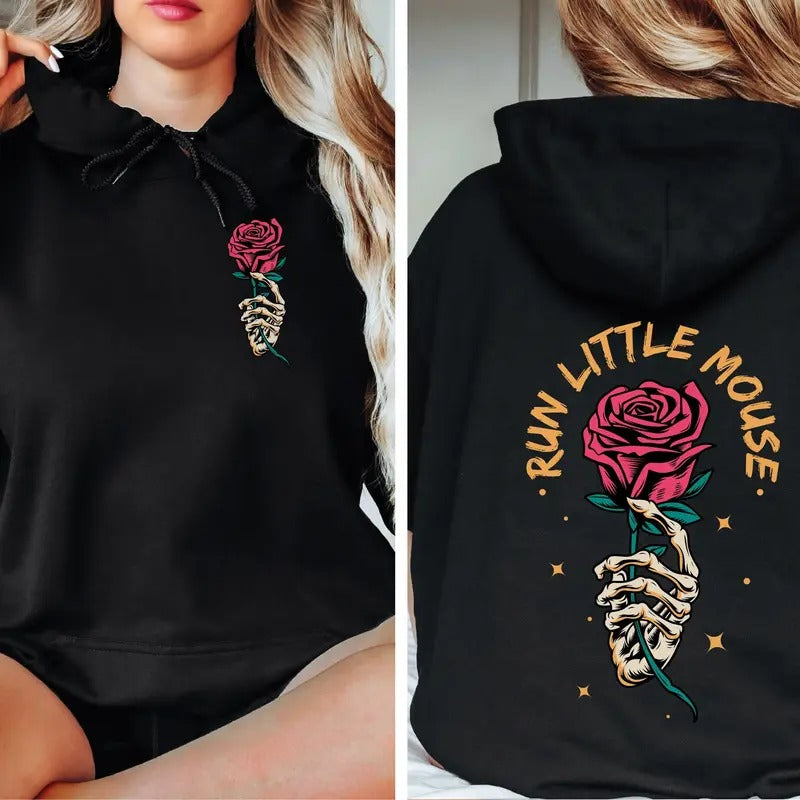 Run Little Mouse Sweatshirt Haunting Adeline Sweatshirt Dark Romance Merch Smut Reader Book Lover Gift T-Shirts, Hoodie