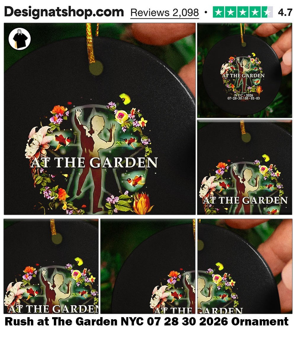 Rush at The Garden NYC 07 28 30 2026 shirt