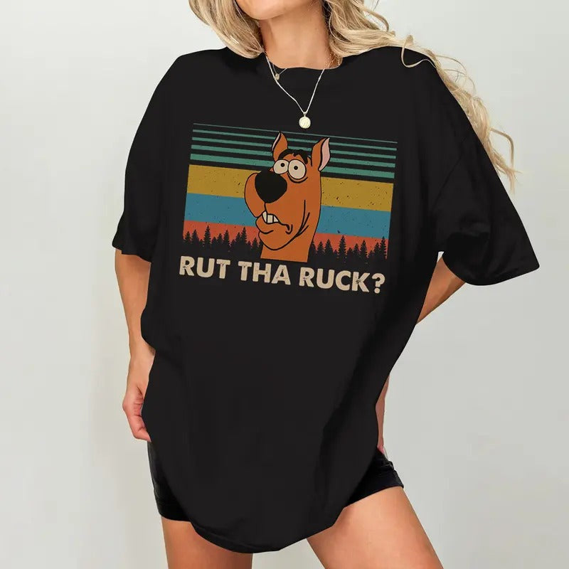 Rut Tha Ruck WTF Scooby Doo Lovers Movie Tee Vintage Shirt Cotton Top Hoodie, Sweatshirt | TeeBloomCo.com