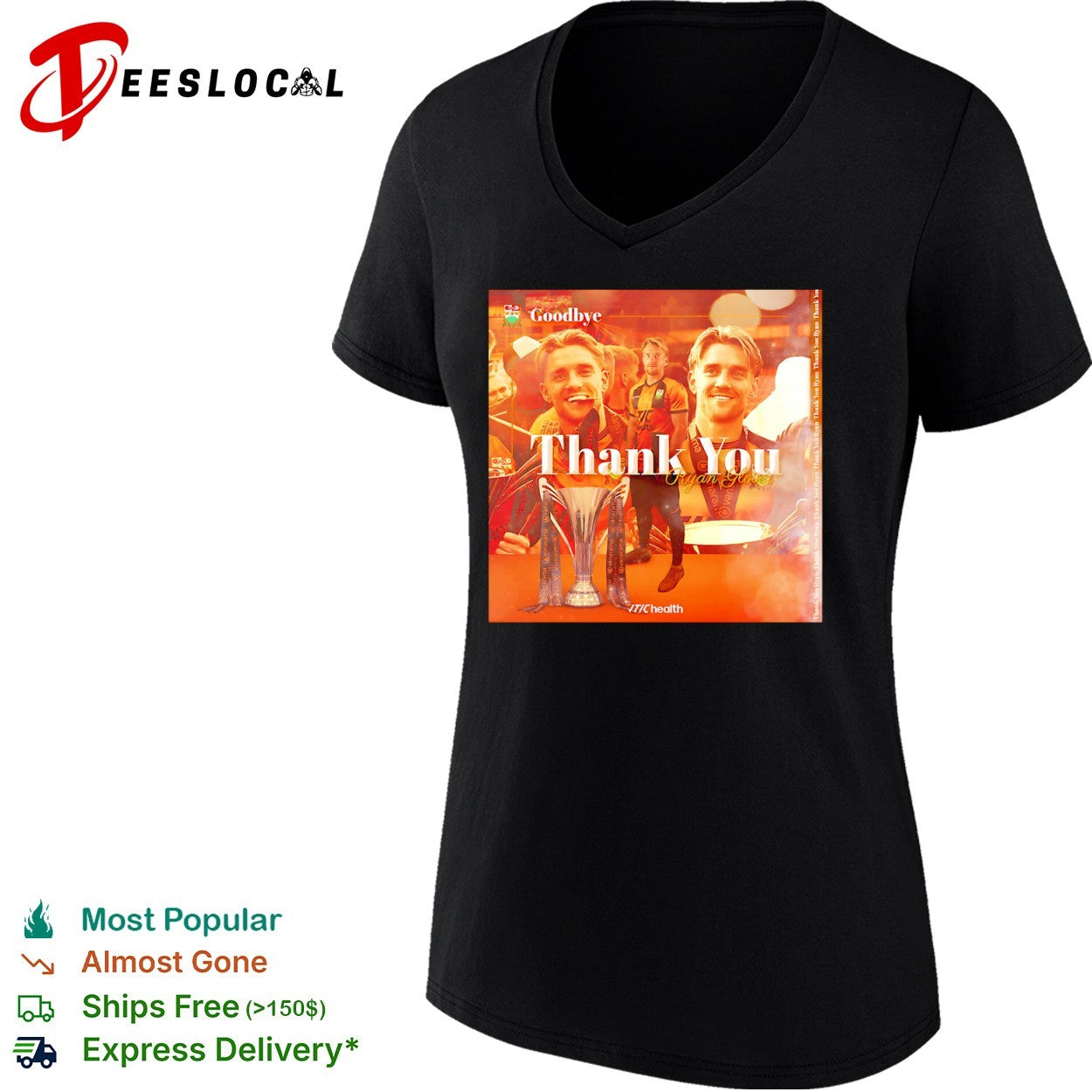 Ryan Glover Aldershot Town FC Vanarama National League Goodbye Thank You shirt