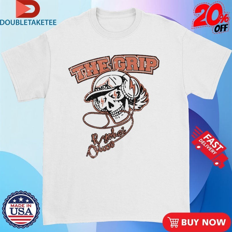 Ryohei Oiwa The Grip Thunderbolt Skull Shirts