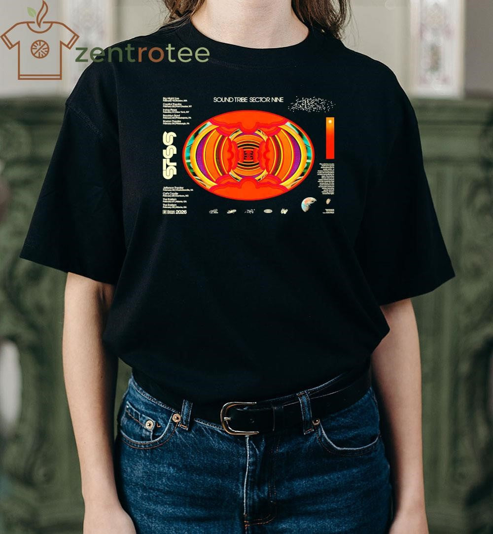 STS9 Human Dream 2026 East Coast Tour America With Dates Official Tour Poster tee