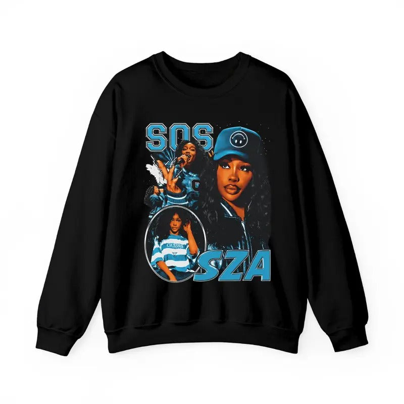 SZA Sweatshirt Rare Concert Tee Tour Shirt, Fans Shirt Hoodie | TeeBloomCo.com