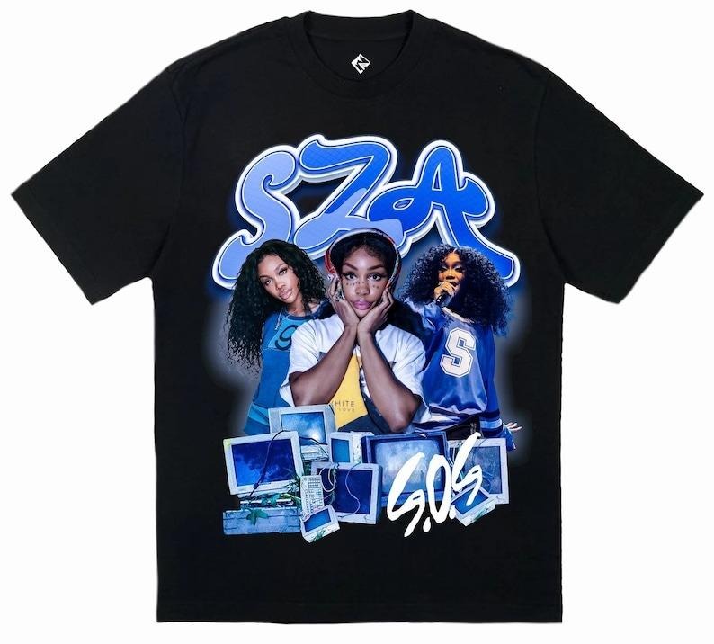 SZA two-sided Unisex Shirt Sza Merch, Sza Shirts Merch, Retro Sza Tee Hoodie, Sweatshirt | TeeBloomCo.com