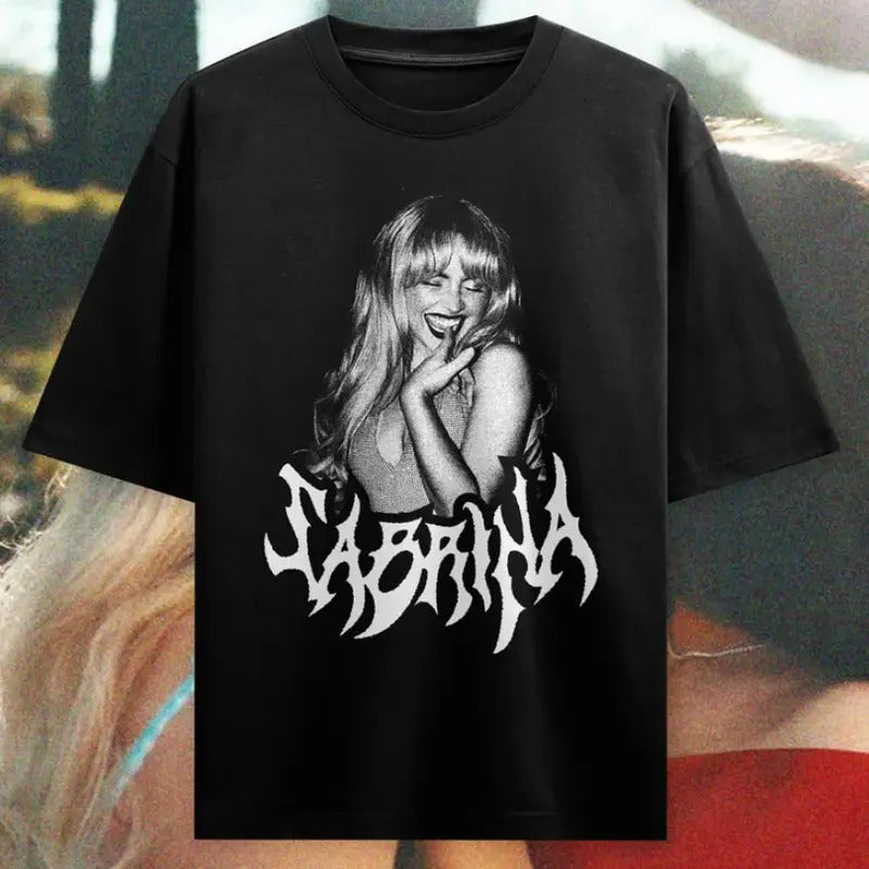 Sabrinaaa Funny Black Tee, Gift Shirt Classic Cotton Hoodie, Sweatshirt | TeeBloomCo.com