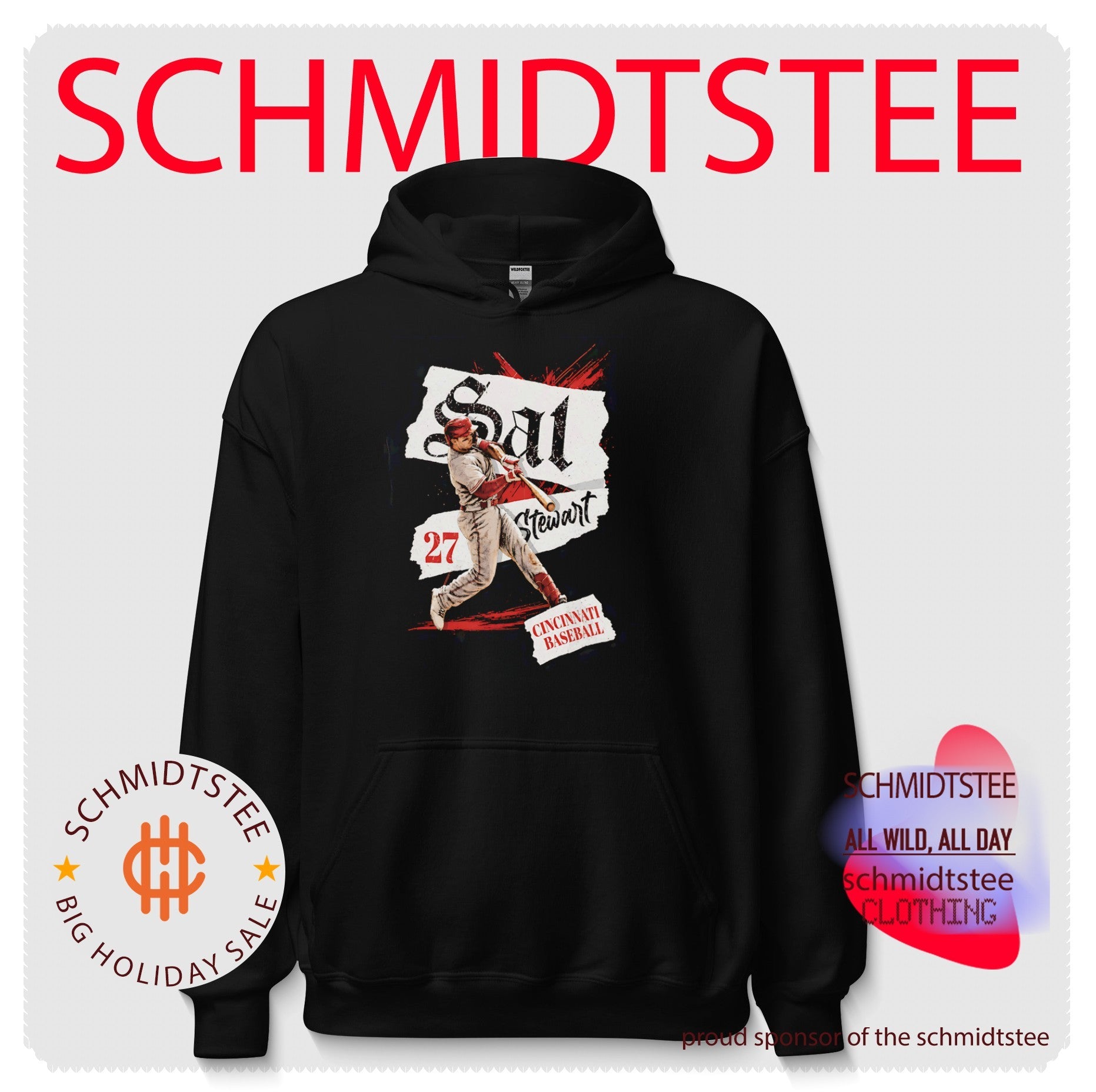 Sal Stewart Cincinnati Reds 27 graphic shirt