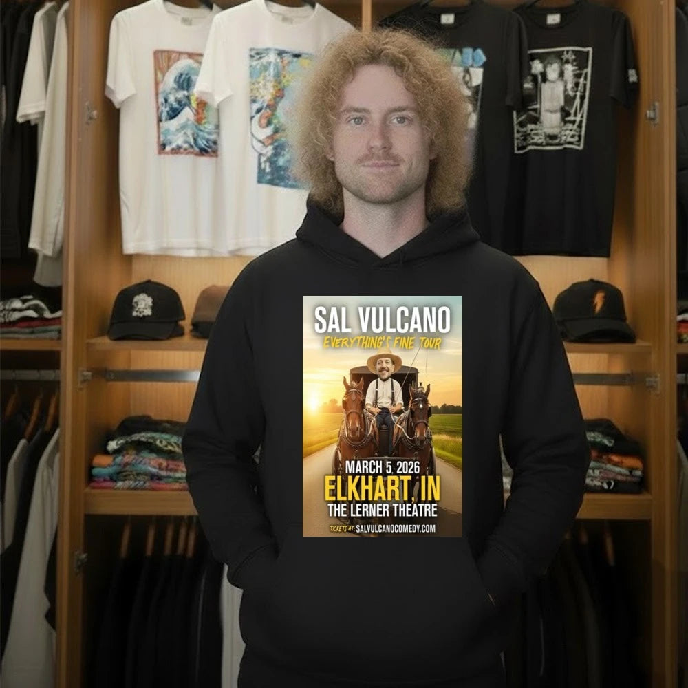 Sal Vulcano Mar 05 2026 The Lerner Theatre Elkhart IN Poster Shirt