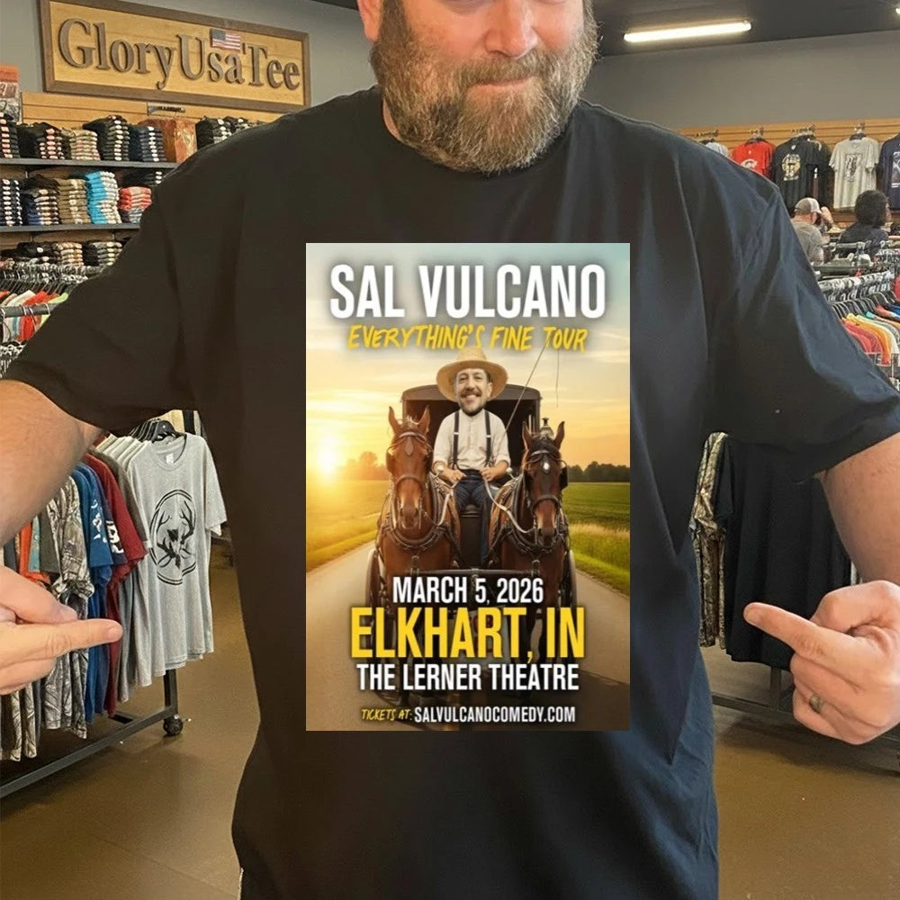 Sal Vulcano Mar 05 2026 The Lerner Theatre Elkhart IN Poster Shirt