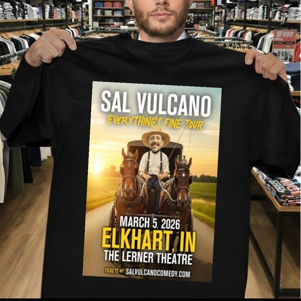 Sal Vulcano Mar 05 2026 The Lerner Theatre Elkhart IN Poster Shirt