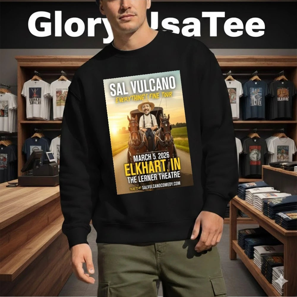 Sal Vulcano Mar 05 2026 The Lerner Theatre Elkhart IN Poster Shirt