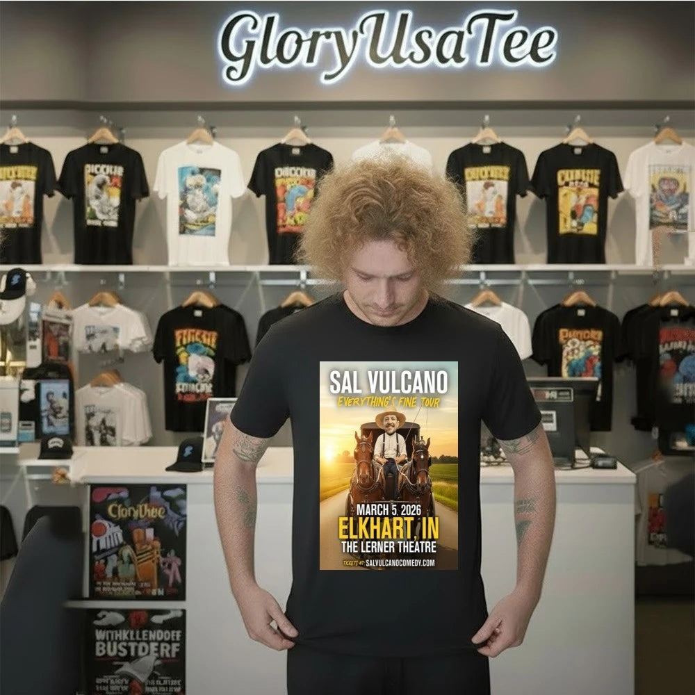 Sal Vulcano Mar 05 2026 The Lerner Theatre Elkhart IN Poster Shirt