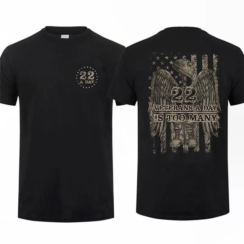 Grunt Style Veterans A Day Is Too Many T-shirt Unisex Short Sleeve Casual 100% Cotton Top Menswear Tactical Gear Patriot...