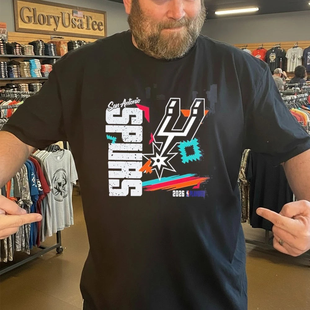 San Antonio Spurs 2026 NBA Playoffs T-Shirt
