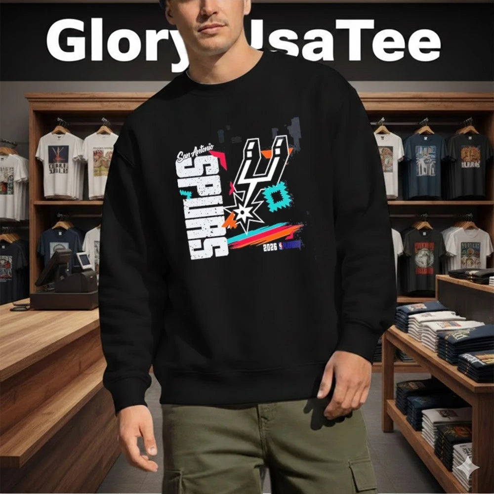 San Antonio Spurs 2026 NBA Playoffs T-Shirt